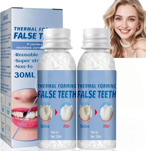 2pcs permanent strong - strong, teeth