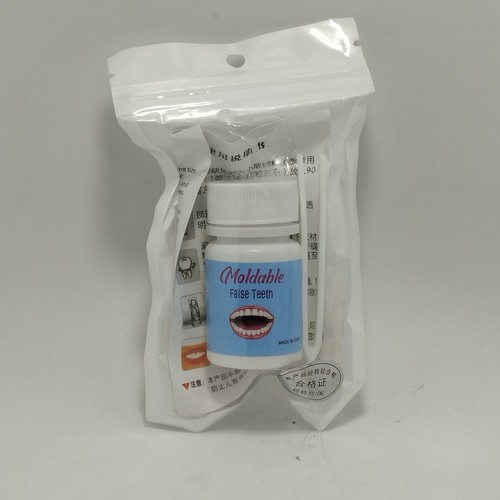 Moldable false teeth temporary - teeth,